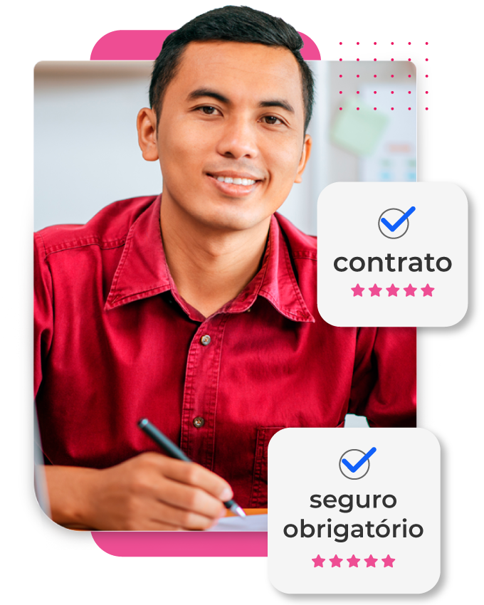 Contrato e seguro obrigatório para contratar estagiario com agente integrador